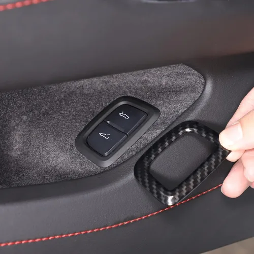 Vista 33 de Sekhyna Cubierta de botón del interruptor del maletero compatible con Corvette C8 Stingray 2020 2021 2022 2023 fibra de carbono real / ABS 1 pieza
