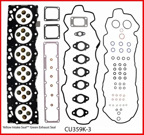 Vista 2 de Kit de reconstrucción de reconstrucción del motor Compatible con: Dodge Cummins Diesel 359 2003-2004 5.9L 24v 6" NON-HO