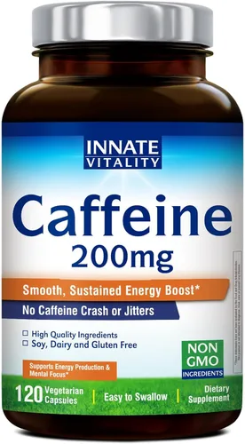 Vista 6 de Innate Vitality Paquete de cápsulas de probióticos y cafeína para mujer, suplementos dietéticos sin OMG, cápsulas veganas