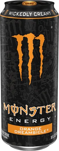 Vista 3 de Monster Energy Orange Dreamsicle, bebida energética, 16 onzas (paquete de 15)
