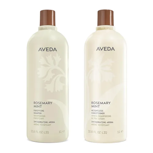 Vista 17 de Aveda Rosemary Mint Purifying Shampoo Clarifying Shampoo Gently Removes Buildup, Adds Shine For Normal to Oily Hair, Fine to Medium Hair Types