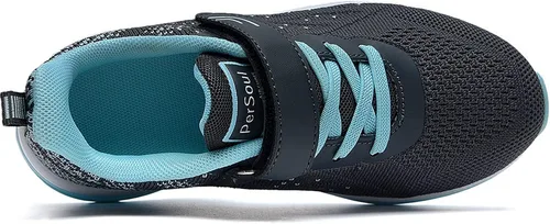 Vista 2 de PERSOUL Air Shoes - Zapatillas para niños y niñas deportivas para atletismo gimnasio correr