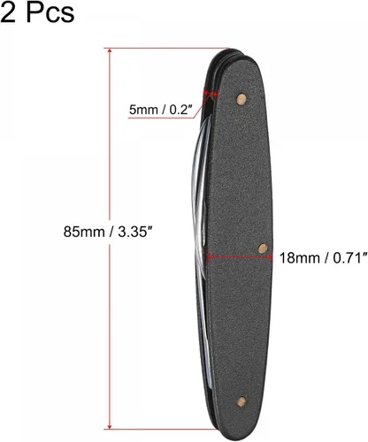 Vista 2 de uxcell Cuchillo removedor de abridor de caja trasera, herramienta de extracción de doble propósito, removedor de batería de acero inoxidable