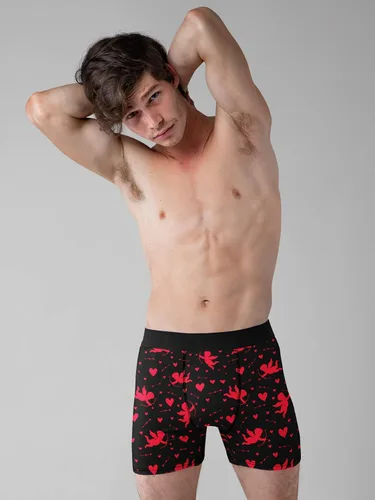 Vista 2 de Calzoncillos tipo bóxer para hombre con lápiz labial Kisses All Over