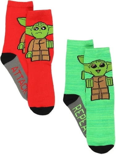 Vista 5 de Lego Star Wars Baby Yoda - Juego de 6 calcetines para niños pequeños