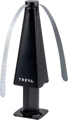 Vista 10 de Treva Ventilador disuasorio de insectos con cuchillas holográficas para eliminar insectos, mosquitos y moscas, ventilador de mosca alimentado por