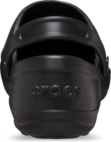 Vista 2 de Crocs Mercy Work para mujer, Negro/Negro
