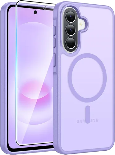 Vista 138 de FNTCASE - Funda para iPhone 16 Pro: magnética, mate, translúcida, de grado militar, protectora contra caídas, resistente, fina, duradera y a prueba