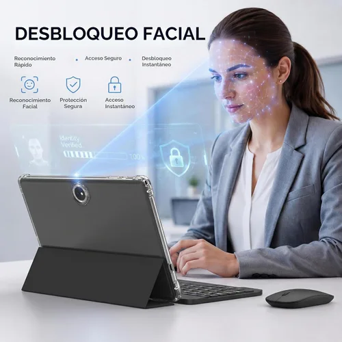 Vista 5 de PEICHENG Tablet Android 16 de 11 pulgadas con procesador Octa-core, 18GB RAM 128GB ROM, duración de la batería de 8000mAh durante todo el día