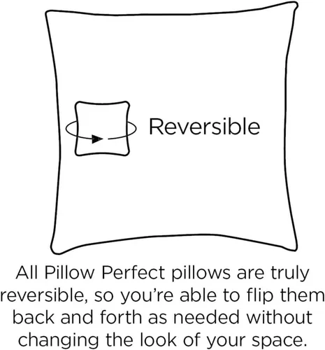 Vista 4 de Pillow Perfect - Almohada para aire libre/interior Fresco Negro Chaise, descanso, 80x23x3