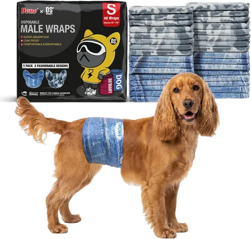 Vista 12 de Dono Pañales ampliados para perros, envolturas desechables para perros