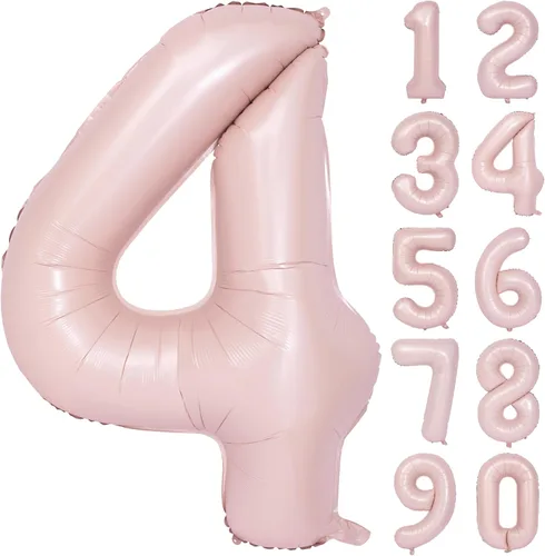 Vista 89 de Globos de 40 pulgadas con números de caramelo, papel de aluminio de helio, globos de látex de Mylar para fiesta de cumpleaños, decoración digital 0