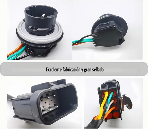 Vista 4 de Arnés de cableado de faros 15841610 Compatible con GMC Sierra 1500 2007 2008 2009 2010 2011 2012 2013 Arnés de cableado de faros y GMC Sierra 2500