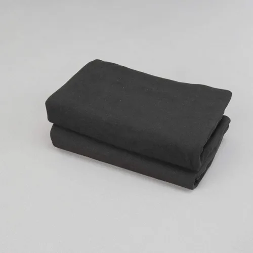 Vista 6 de N&Y HOME Juego de sábanas ajustables elásticas y fundas de almohada, color negro, tamaño matrimonial