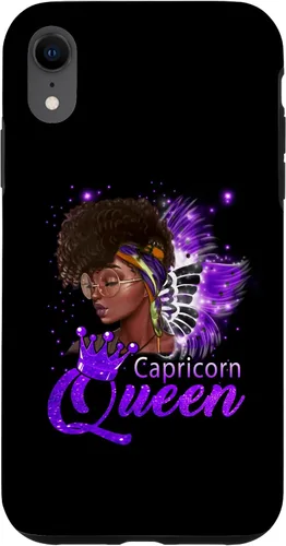 Vista 9 de iPhone 11 Purple Capricornio Queen African American Woman Dec Jan Case