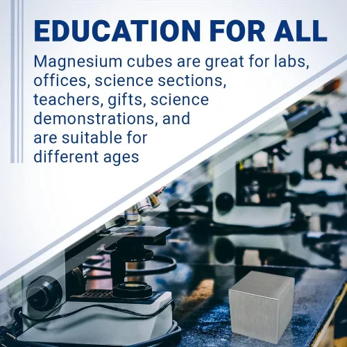Vista 5 de Cubo de magnesio de 4 pulgadas, tamaño más grande