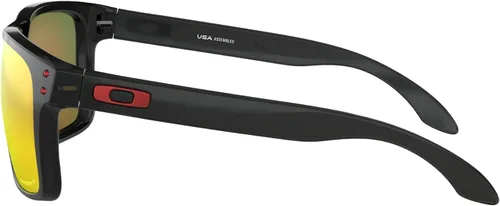 Vista 4 de Oakley Holbrook XL - Gafas de sol con tinta negra con lente polarizada Prizm Ruby pegatina