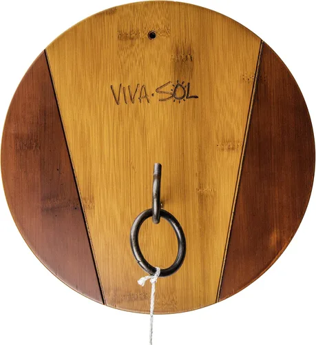 Vista 8 de Viva Sol - Juego de anzuelo y anillo de madera de nogal