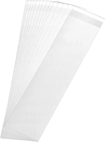 Vista 31 de 50 piezas de bolsas de celofán transparentes de 10" x 13" con cierre autoadhesivo, bolsas de polietileno resellables de 2,8 mils, bolsas OPP
