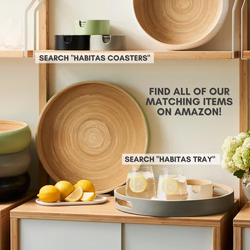 Vista 5 de Tazón de Frutas para Encimera de Cocina, Tazón Decorativo, Tazón Grande de Servicio o Cesta de Frutas para Cocina de Bambú Trenzado (Negro)