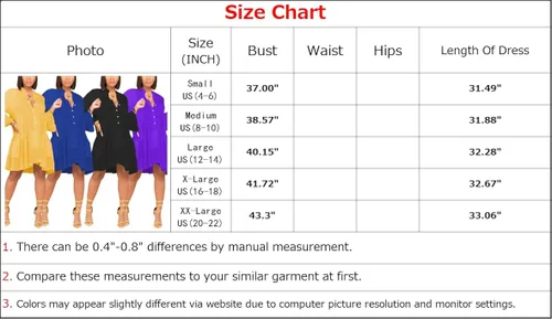 Vista 4 de FairyLove Women's Casual V Neck Dress Long Sleeve Flowy Babydoll Swing Ruffle Dress