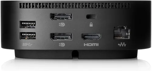 Vista 8 de HP USB-C Dock G5 - Adaptador 11-en-1 para portátiles, PC y notebooks con USB-C y Thunderbolt - Un solo cable para carga, red o transferencia