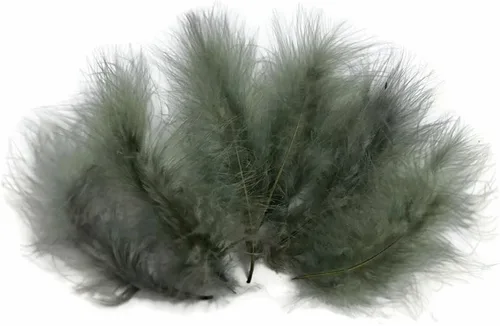 Vista 13 de 1/4 lb - Aqua Blue Pavo Marabou Corto Plumas Sueltas Mullidas Al Por Mayor A Granel