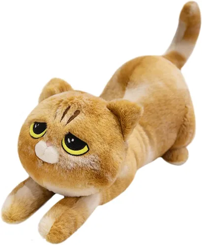 Vista 9 de ELAINREN Almohada de Peluche de Búho Marrón Super Suave, Peluche de Búho Esponjoso y Adorable, Regalo de Búho de Peluche para Niños y Adultos/40 cm
