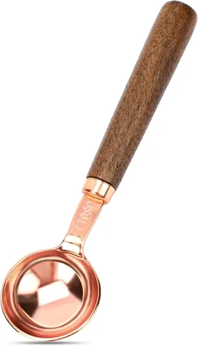 Vista 8 de Cuchara de café molido para café molido, 1 cucharadita 1/3 cucharada de 0.2 fl oz de madera de mango largo para grano de café, cuchara medidora, 1