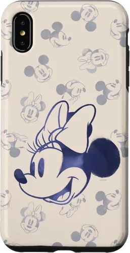 Vista 11 de Funda clásica retro vintage para iPhone 16 Disney Minnie y Mickey Mouse Heads