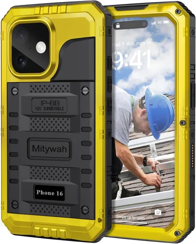 Vista 126 de Mitywah Funda impermeable para iPhone 7/iPhone 8 / iPhone SE 2020, funda de metal resistente de grado militar, protección de cuerpo completo