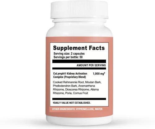 Vista 3 de CoLymph Balance: Suplemento herbario, apoyo natural del riñón y el hígado, ayuda a reequilibrar las hormonas masculinas y femeninas, apoyo a