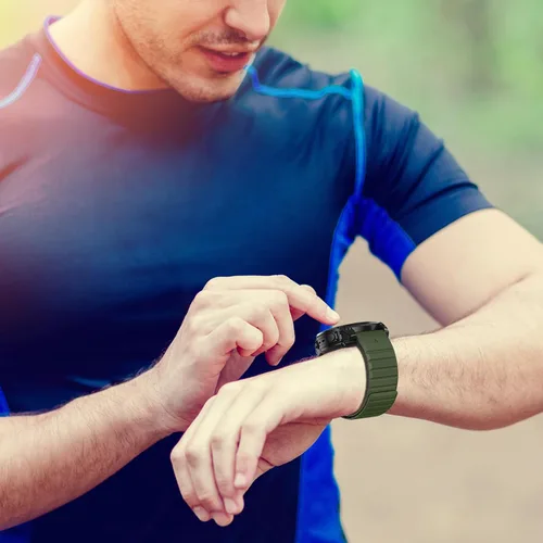 Vista 7 de ISABAKE Correa de reloj de silicona QuickFit de 0.866 in para Garmin Fenix 7/6 Pro/5 Plus