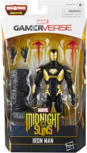 Vista 2 de Marvel Legends Series Gamerverse Iron Man, Midnight Suns Figuras de acción coleccionables de 6 pulgadas Marvel Legends Marvel Knights - Figura
