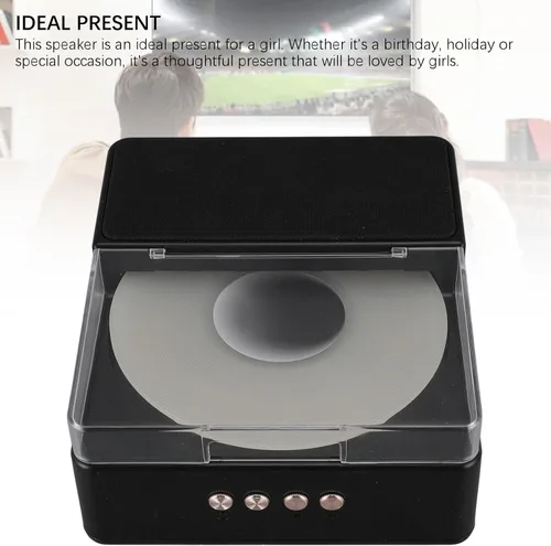 Vista 3 de Bluetooth Speaker with Night Light, 2 in 1 Retro Vintage Speaker Stereo Sound 2000mAh Wire less Tabletop Bluetooth Speaker for Bedroom Office Study