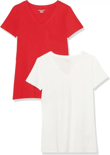 Vista 369 de Amazon Essentials Women's Regular-Fit Short-Sleeve Crewneck T-Shirt
