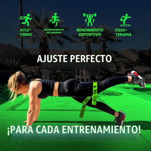 Vista 3 de Two8 Bands Multi Loop Resistance Band for Working Out - Home Gym Loop Resistance Bands for Women & Men, Athletic Rehab Equipment Workout Loops