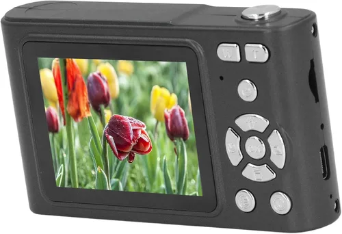 Vista 9 de Cámara digital HD Vintage 4K 2.4in 48MP 16X Zoom sin vibración para fotografía, grabación de video, viajes (negro)