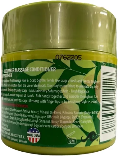 Vista 3 de Isoplus Isoplus Natural Remedio acondicionador de masaje de pepino, 3.75 onzas