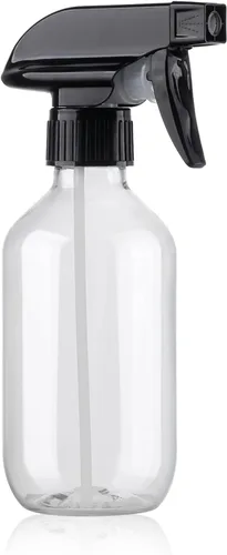 Vista 2 de Botellas de spray Teyssor Botella de agua de spray - Libre de BPA - 10 oz/300 ml Contenedores recargables de plástico de niebla fina Botella