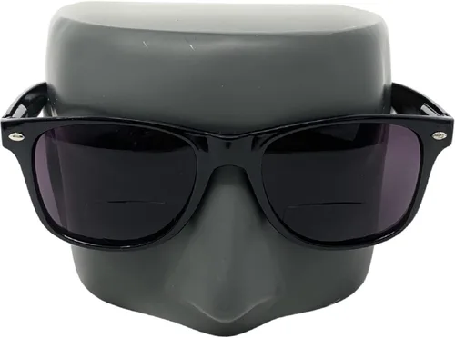 Vista 5 de The Hollywood - Gafas de lectura bifocales cuadradas retro, unisex, lectores de sol de moda, gafas de sol vintage Negro