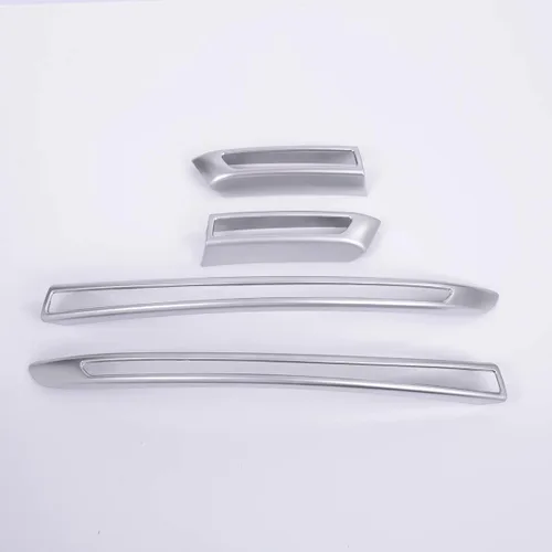 Vista 4 de YIWANG ABS cromo coche lámpara trasera tiras de luz Trim 4 unids para Porsche Macan 2014-2017 Auto Accesorios
