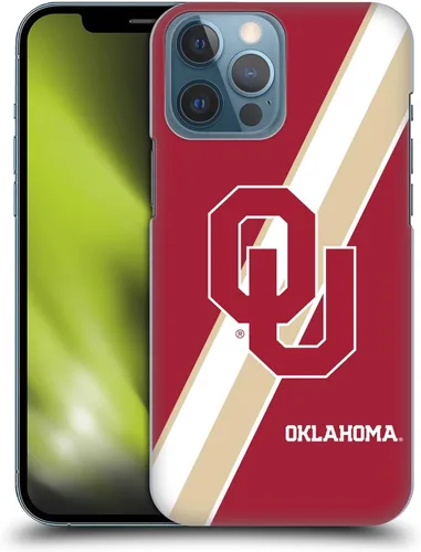 Vista 13 de Head Case Designs Funda rígida con licencia oficial de la Universidad de Oklahoma OU Banner compatible con Apple iPhone 13 Pro Max