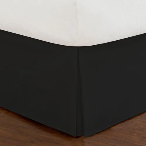Vista 11 de Rodapié de popelina a medida para cama de Fresh Ideas, 14 pulgadas Azul marino