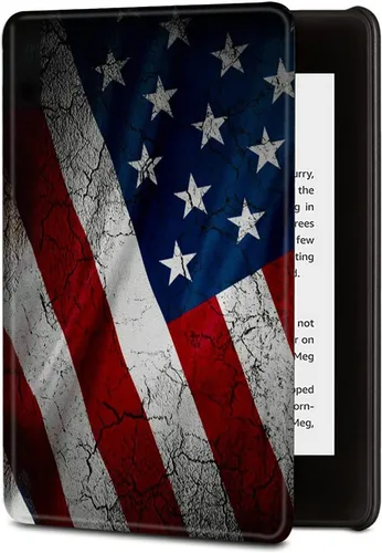 Vista 15 de BVDIKMI Funda para Kindle de 6 pulgadas (versión 11ª generación 2022), funda delgada de piel sintética con encendido y apagado automático para Retro