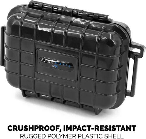 Vista 2 de CASEMATIX Funda protectora de viaje para comunicador satelital ZOLEO - Funda impermeable a prueba de golpes para comunicador y cable de carga, solo