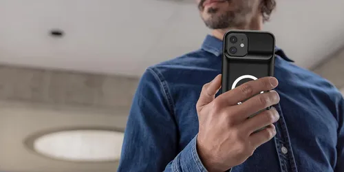 Vista 7 de Funda de batería para iPhone 11, mejorada de 10000 mAh, funda protectora de alta capacidad, recargable, cargador de batería extendida, compatible