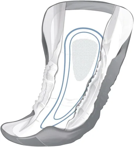 Vista 2 de NorthShore DoubleStop Protector Masculino para Incontinencia, Grande, 104 Unidades Discreet Cup-Shaped Protection, Light to Moderate Bladder