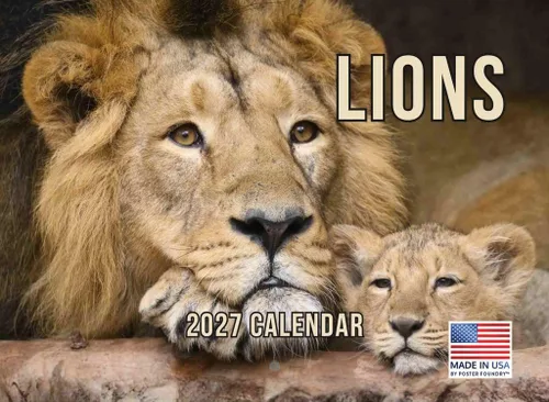 Vista 7 de Calendario mensual de pared de alpaca 2025 Fabricado en Estados Unidos