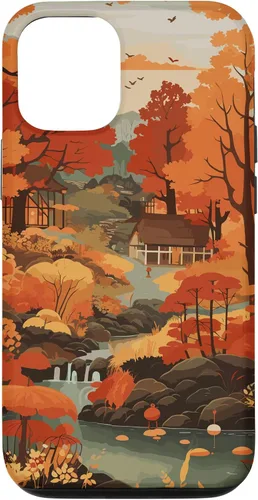 Vista 28 de Tema de otoño y coloridas hojas y árboles de otoño, colores de otoño para iPhone 16